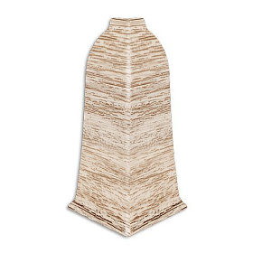 Угол наружный к плинтусу Aberhof (пластиковый с кабель-каналом)